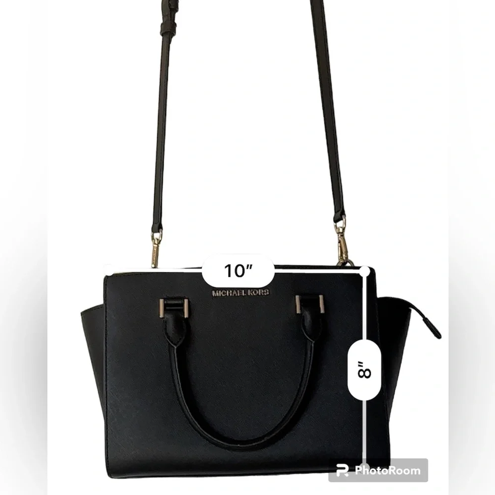 MICHAEL KORS Selma Medium Saffiano Leather Cossbody Bag EXCELLENT CONDITION - Picture 13 of 15